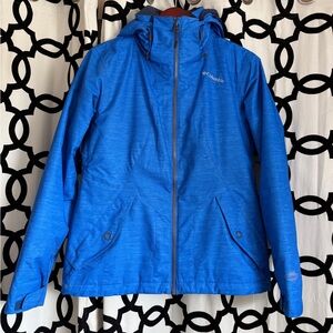 Columbia Women's Vibrant Blue Ski Jacket, size M